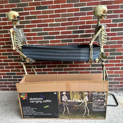 Big Lots Skeletons carrying coffin Profile Picture
