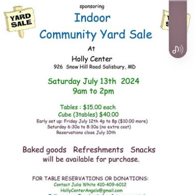 Indoor community yard sale Profile Picture