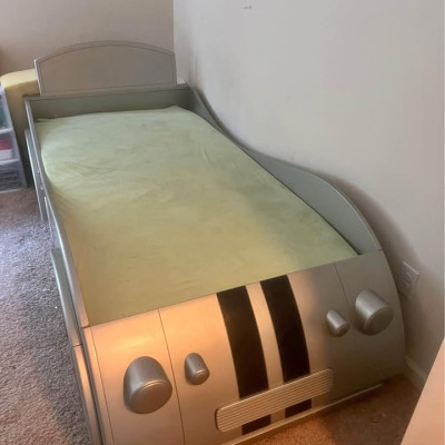 Pottery barn kids race car bed Profile Picture