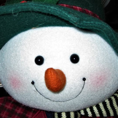 Avon 2003 Christmas Tommy Talking Snowman Door Greeter Motion Activated ~ Great condition Profile Picture