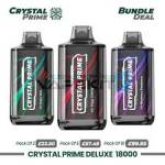 crystal prime deluxe 18000 box of 10