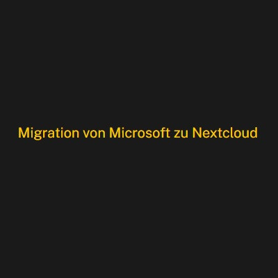 Microsoft Zu Nextcloud